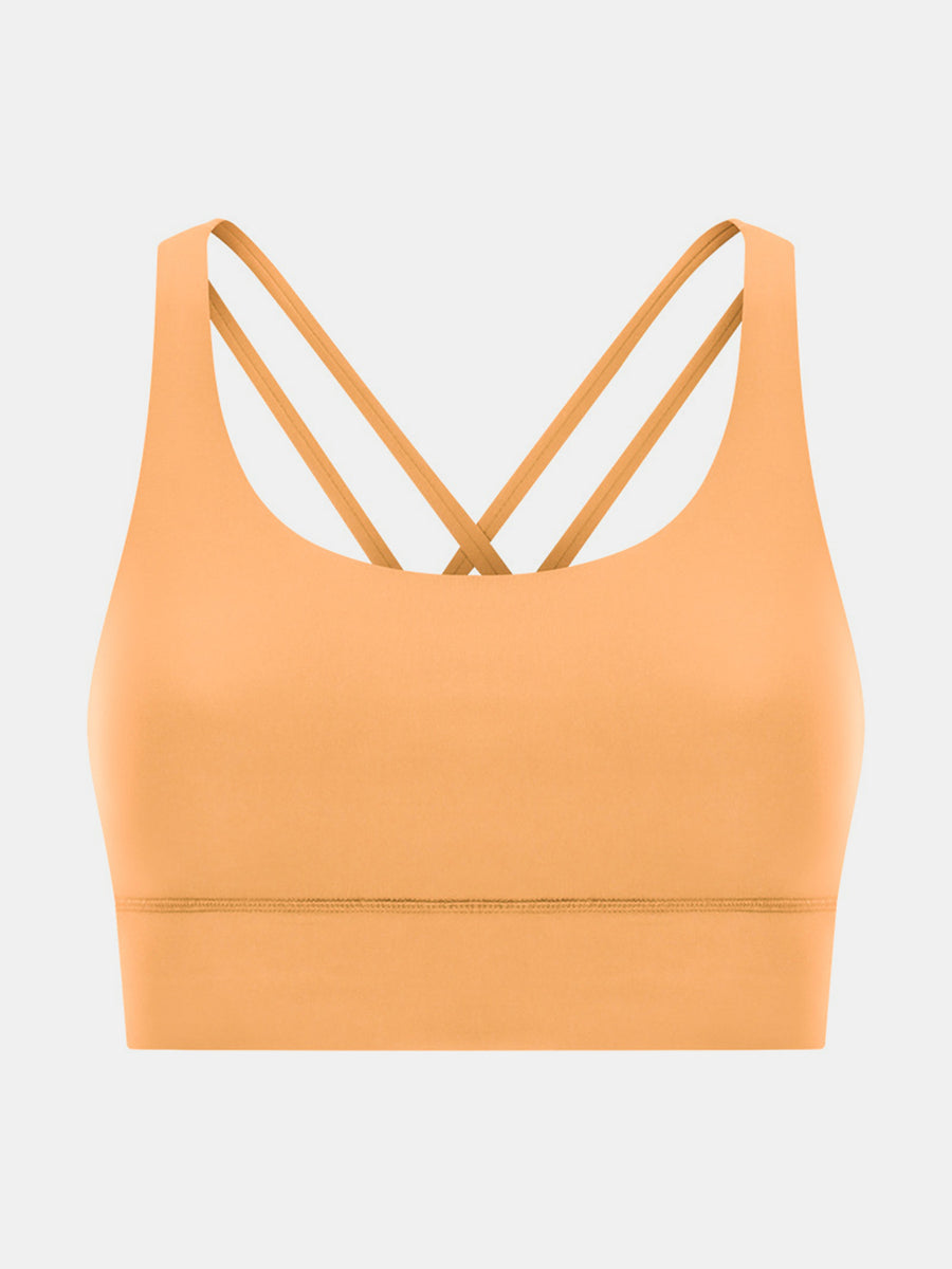 Crisscross Scoop Neck Active Tank