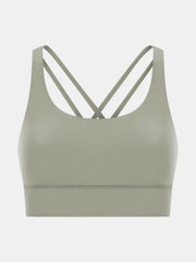 Crisscross Scoop Neck Active Tank