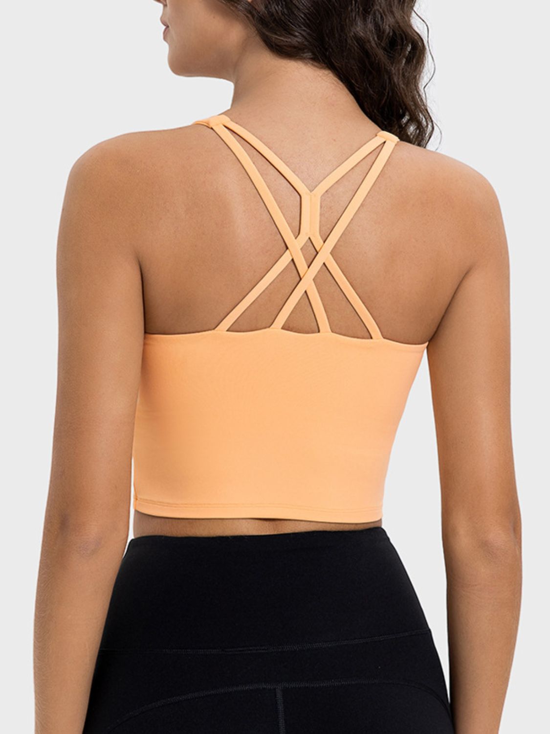 Crisscross Round Neck Active Tank