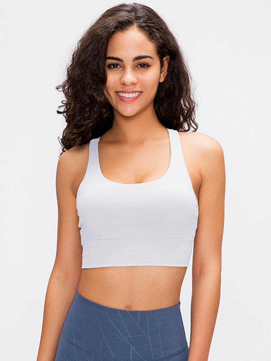 Crisscross Scoop Neck Active Tank