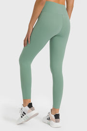 High Waist Ankle-Length Yoga Leggings