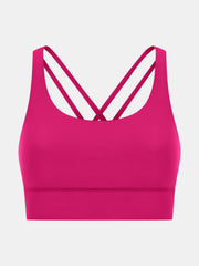 Crisscross Scoop Neck Active Tank