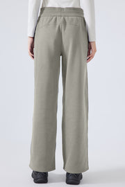 Drawstring Wide Leg Pants